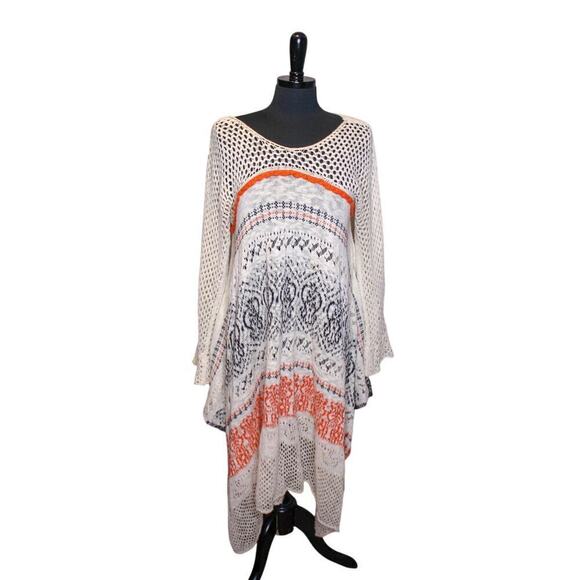 Sleeping On Snow Risen Sun Crochet Dress Anthropologie Boho Hippie M - Picture 1 of 5